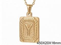 HY Wholesale Necklaces Stainless Steel 316L Jewelry Necklaces-HY0082N076
