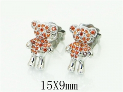 HY Wholesale 316L Stainless Steel Popular Jewelry Earrings-HY90E0356HLD