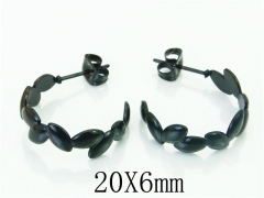 HY Wholesale 316L Stainless Steel Popular Jewelry Earrings-HY70E0458LB