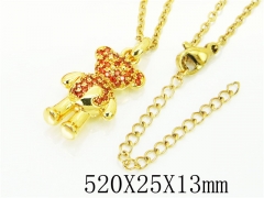 HY Wholesale Necklaces Stainless Steel 316L Jewelry Necklaces-HY90N0256HPE
