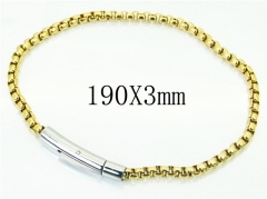 HY Wholesale Leather Bracelets 316L Stainless Steel Jewelry Bracelets-HY51B0132HHE
