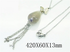 HY Wholesale Necklaces Stainless Steel 316L Jewelry Necklaces-HY92N0354HSS
