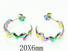 HY Wholesale 316L Stainless Steel Popular Jewelry Earrings-HY70E0457LC