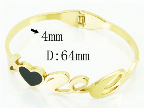 HY Wholesale Bangles Stainless Steel 316L Fashion Bangle-HY35B0982NLX