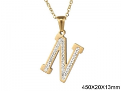 HY Wholesale Necklaces Stainless Steel 316L Jewelry Necklaces-HY0082N324