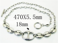 HY Wholesale Necklaces Stainless Steel 316L Jewelry Necklaces-HY21N0059HNQ