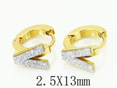 HY Wholesale 316L Stainless Steel Popular Jewelry Earrings-HY60E0704JC