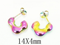HY Wholesale 316L Stainless Steel Popular Jewelry Earrings-HY70E0447LD