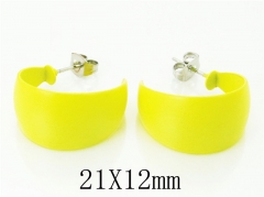 HY Wholesale 316L Stainless Steel Popular Jewelry Earrings-HY70E0476LC