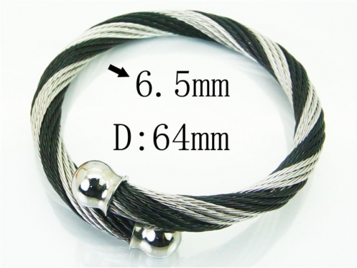 HY Wholesale Bangles Stainless Steel 316L Fashion Bangle-HY51B0125IIE