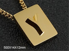 HY Wholesale Necklaces Stainless Steel 316L Jewelry Necklaces-HY0082N127