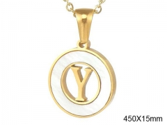 HY Wholesale Necklaces Stainless Steel 316L Jewelry Necklaces-HY0082N179