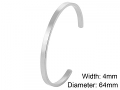 HY Wholesale Stainless Steel 316L Fashion Bangle-HY0076B244