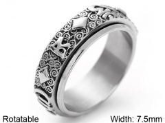 HY Wholesale Rings 316L Stainless Steel Popular Rings-HY0075R131