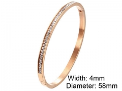 HY Wholesale Stainless Steel 316L Fashion Bangle-HY0076B318