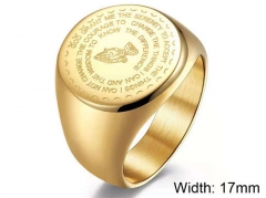 HY Wholesale Rings 316L Stainless Steel Popular Rings-HY0013R1077