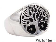 HY Wholesale Rings 316L Stainless Steel Popular Rings-HY0013R0877