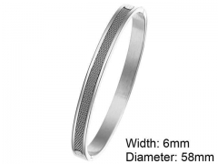 HY Wholesale Stainless Steel 316L Fashion Bangle-HY0076B002