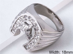 HY Wholesale Rings 316L Stainless Steel Popular Rings-HY0013R1012