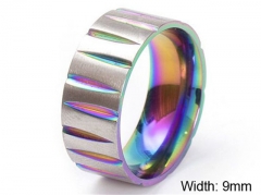 HY Wholesale Rings 316L Stainless Steel Popular Rings-HY0075R095