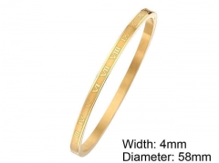 HY Wholesale Stainless Steel 316L Fashion Bangle-HY0076B085
