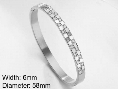 HY Wholesale Stainless Steel 316L Fashion Bangle-HY0076B015