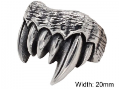 HY Wholesale Rings 316L Stainless Steel Popular Rings-HY0013R0857