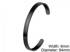 HY Wholesale Stainless Steel 316L Fashion Bangle-HY0076B246