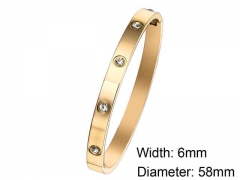 HY Wholesale Stainless Steel 316L Fashion Bangle-HY0076B191