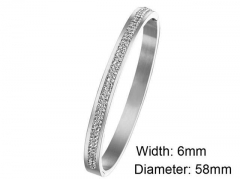 HY Wholesale Stainless Steel 316L Fashion Bangle-HY0076B269