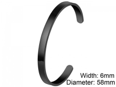 HY Wholesale Stainless Steel 316L Fashion Bangle-HY0076B238