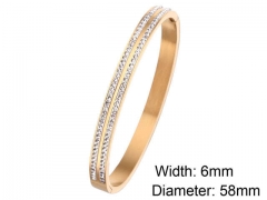 HY Wholesale Stainless Steel 316L Fashion Bangle-HY0076B206