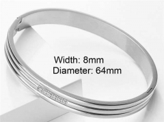 HY Wholesale Stainless Steel 316L Fashion Bangle-HY0076B311