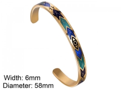 HY Wholesale Stainless Steel 316L Fashion Bangle-HY0076B288