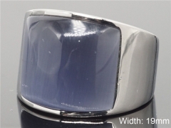 HY Wholesale Rings 316L Stainless Steel Popular Rings-HY0080R079
