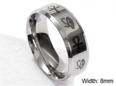 HY Wholesale Rings 316L Stainless Steel Popular Rings-HY0075R102