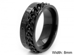HY Wholesale Rings 316L Stainless Steel Popular Rings-HY0075R005