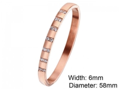 HY Wholesale Stainless Steel 316L Fashion Bangle-HY0076B214