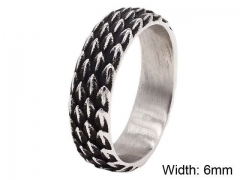 HY Wholesale Rings 316L Stainless Steel Popular Rings-HY0013R0882