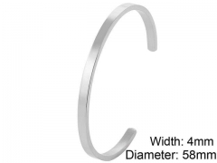 HY Wholesale Stainless Steel 316L Fashion Bangle-HY0076B236