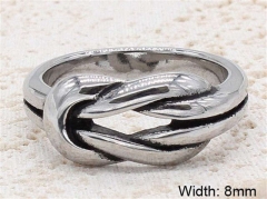 HY Wholesale Rings 316L Stainless Steel Popular Rings-HY0013R1127