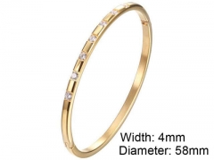 HY Wholesale Stainless Steel 316L Fashion Bangle-HY0076B326