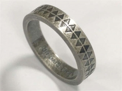 HY Wholesale Rings 316L Stainless Steel Popular Rings-HY0012R684