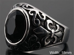 HY Wholesale Rings 316L Stainless Steel Popular Rings-HY0080R181