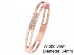 HY Wholesale Stainless Steel 316L Fashion Bangle-HY0076B226