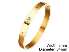 HY Wholesale Stainless Steel 316L Fashion Bangle-HY0076B097