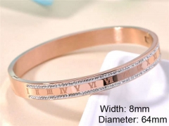 HY Wholesale Stainless Steel 316L Fashion Bangle-HY0076B120