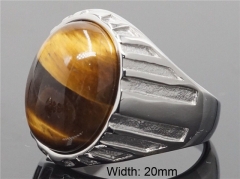 HY Wholesale Rings 316L Stainless Steel Popular Rings-HY0080R038