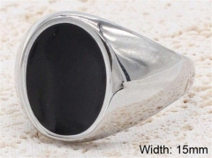 HY Wholesale Rings 316L Stainless Steel Popular Rings-HY0013R0817