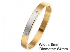 HY Wholesale Stainless Steel 316L Fashion Bangle-HY0076B048